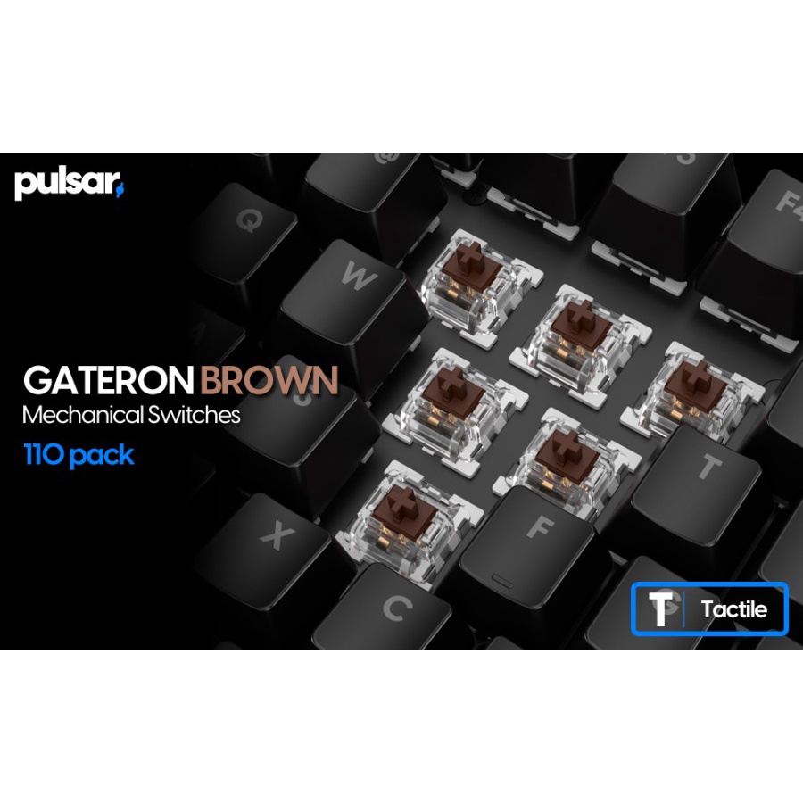 Pulsar Gateron Mechanical Switch (110pcs)-switch For Mechanical Gaming