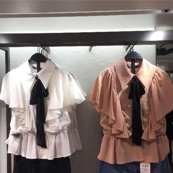 ZARA ORIGINAL DIJAMIN ASLI READY SALE Blouse Wanita Katun Linen Branded GARANSI TERMURAH