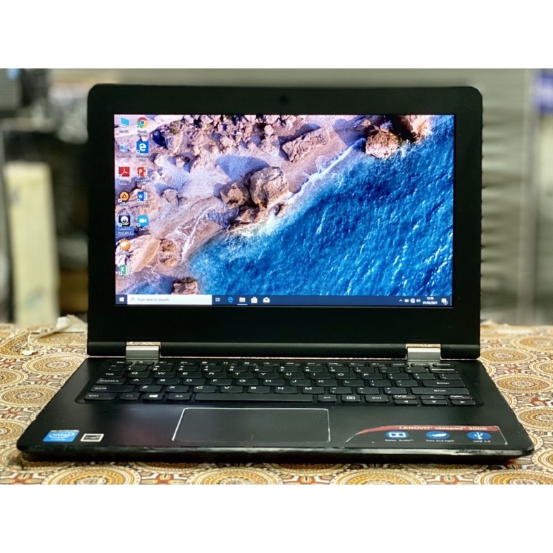 Laptop Lenovo Ideapad 300S Black Layar 11.6inch Second