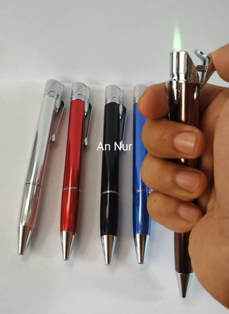 Korek Pulpen - Korek Bara - Lighter Ballpoint - Korek Unik - Pen Lighter - Pulpen Tinta