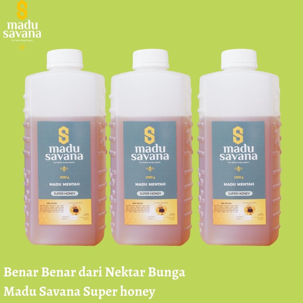 

Jual madu savana super honey 1000gram