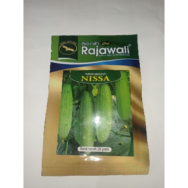 Benih | bibit timun unggul nissa cap Rajawali 20gr.