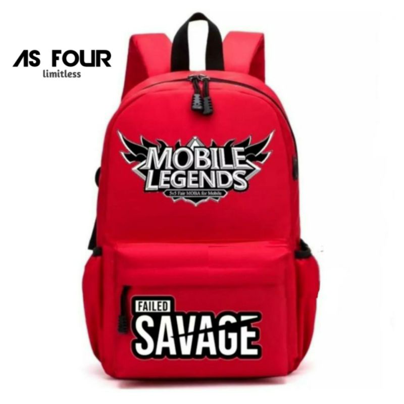 Tas sekolah tas ransel anak tas backpack anak mobile legends