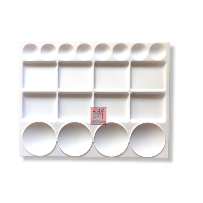 

Pallet Lukis Plastik V-Tec # LR005 VT – 20 / Palet Plastik Vtec / Pallette Lukis Besar– SHAGB