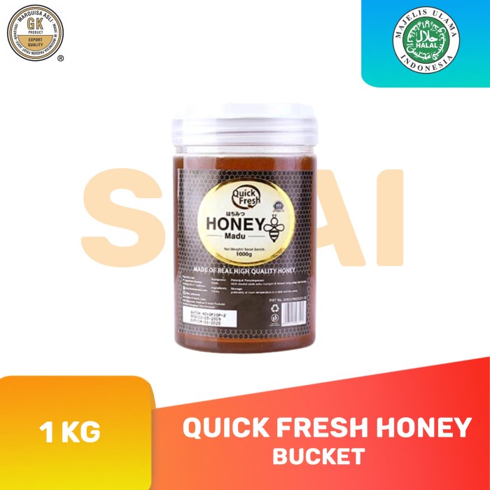 

02 Quick Fresh Honey 1000Gr Bucket Ds51Ghg