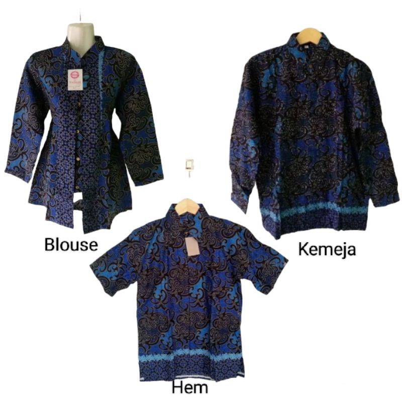 Blouse Batik Kerja Bolero  ùkurån M,L,XL,XXL,,3L,4L,5L