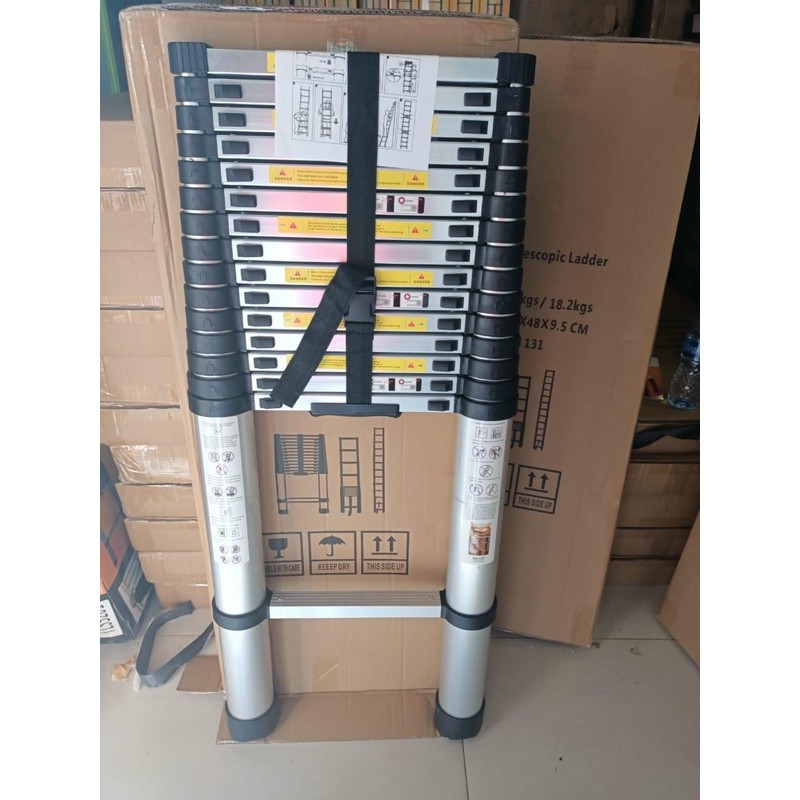 Tangga 6.2 Singgel teleskopik (Silver)