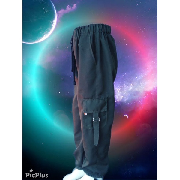 CELANA ANAK PEREMPUAN 1-12 TAHUN CELANA JOGGER CARGO ANAK CEWEK FASHION BAWAHAN ANAK