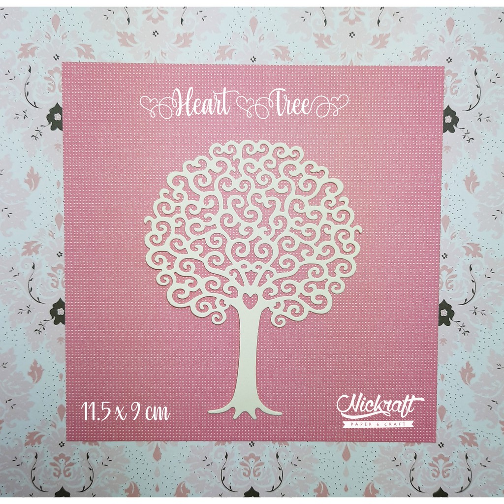 

HEART TREE LALA - Bahan Scrapbook Mahar / Pohon Kertas