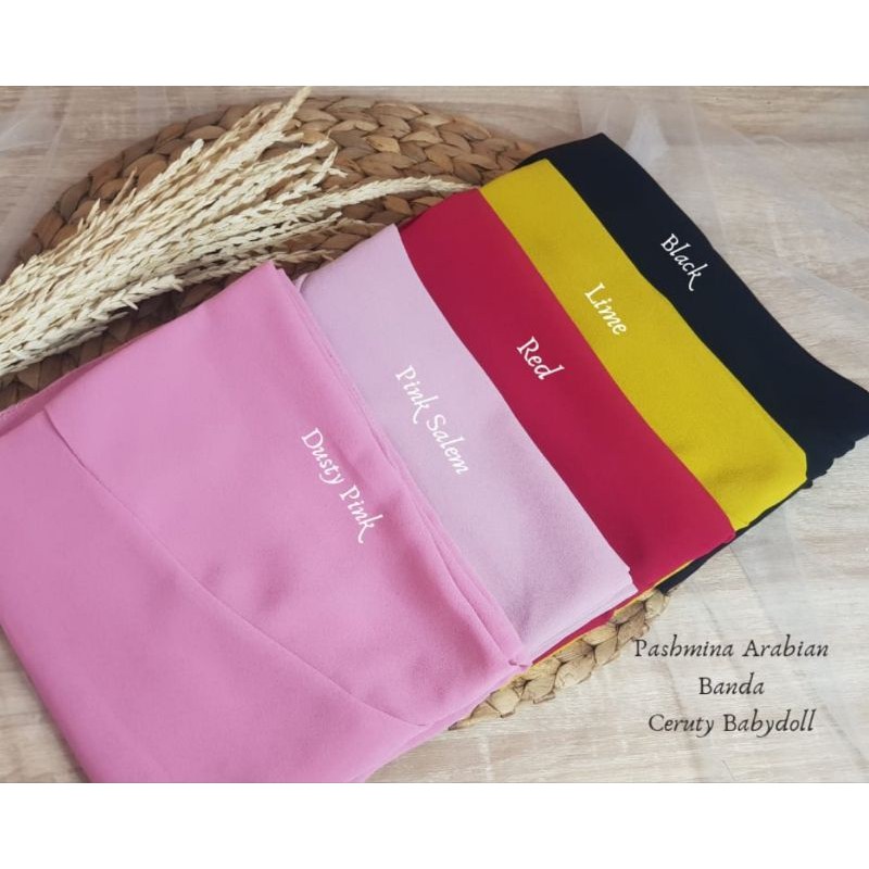 Jilbab Pashmina Instan Arabian Swal Original Banda-5