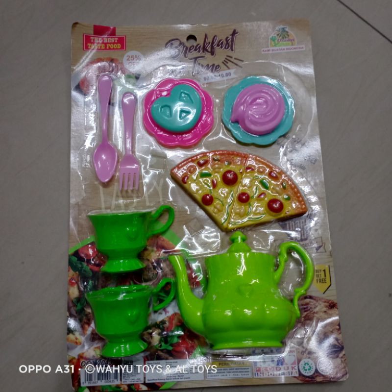 Termurah Mainan Teko Cankir Set Pizza XDOZ9atyLQQV9