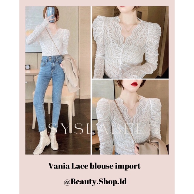 [IMPORT] Vania Blouse | Atasan Wanita F58