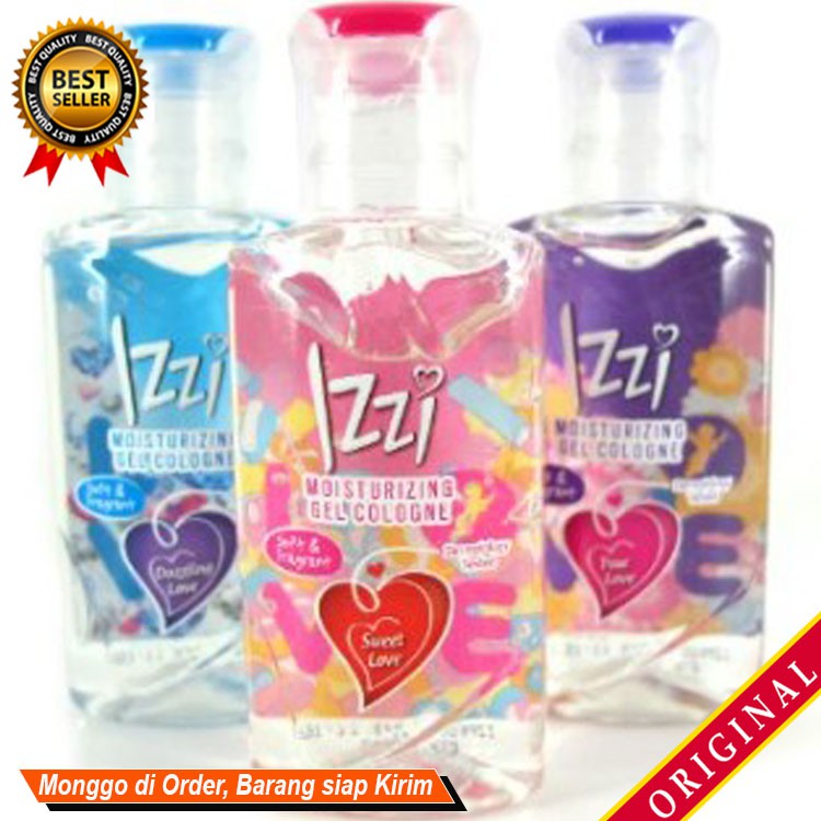 Parfum Cewek Wangiiii Bangeett IZZI Moisturizing Gel Cologne 50ml