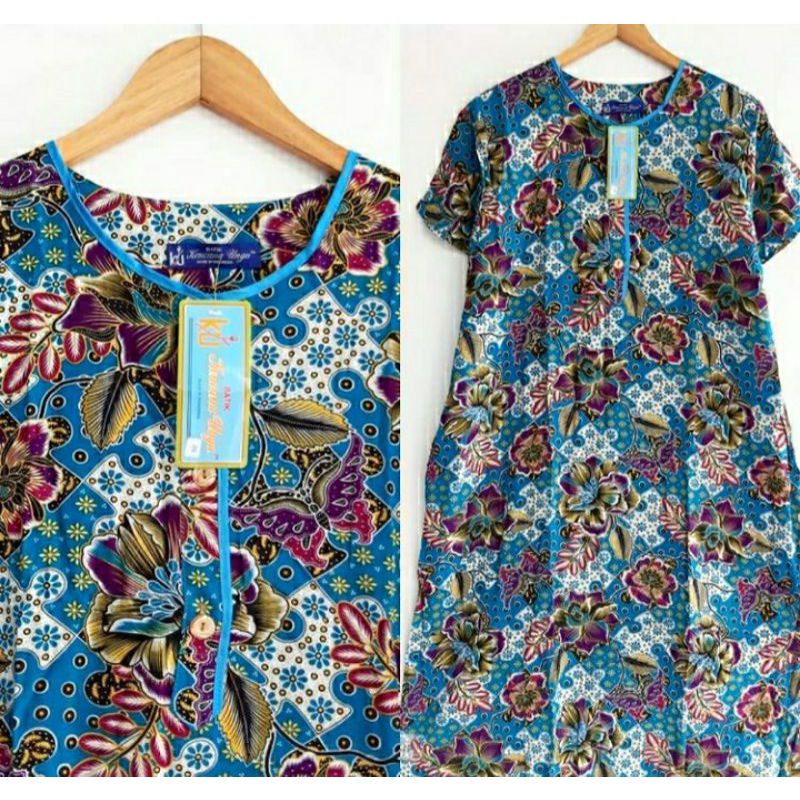 DASTER 09 BATIK KENCANA UNGU ASLI LABEL BIRU |LD 120 CM