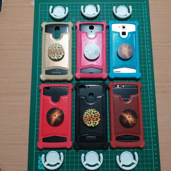 Case Advan G3 Anti Crack Softcase Popsocket Holder Advan G3