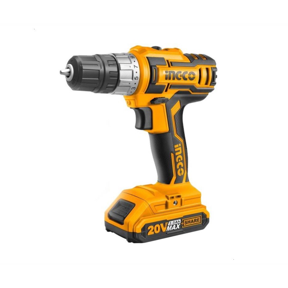 MESIN BOR CORDLESS 20V KAYU BESI INGCO CDLI20024