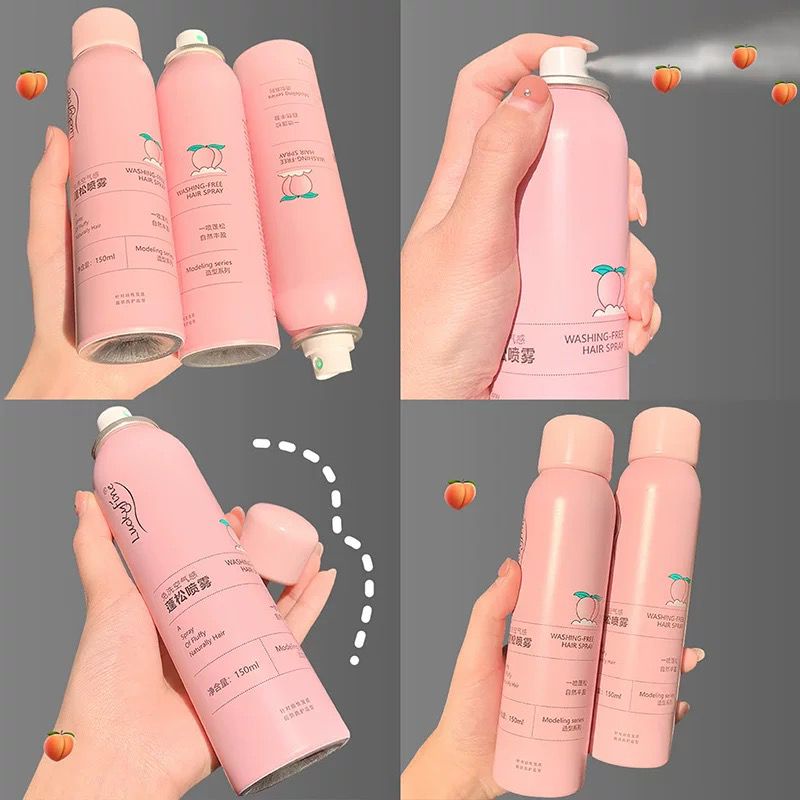 [littlecrab] Dry Shampoo Volumizing Spray Lifusha Luckyfine Shampo Kering Semprotan Solusi Rambut Berminyak Rambut Lepek Spray Berkualitas Harum Simply Korean Style Solusi Malas Cuci Rambut Washing Free Hairspray High Quality