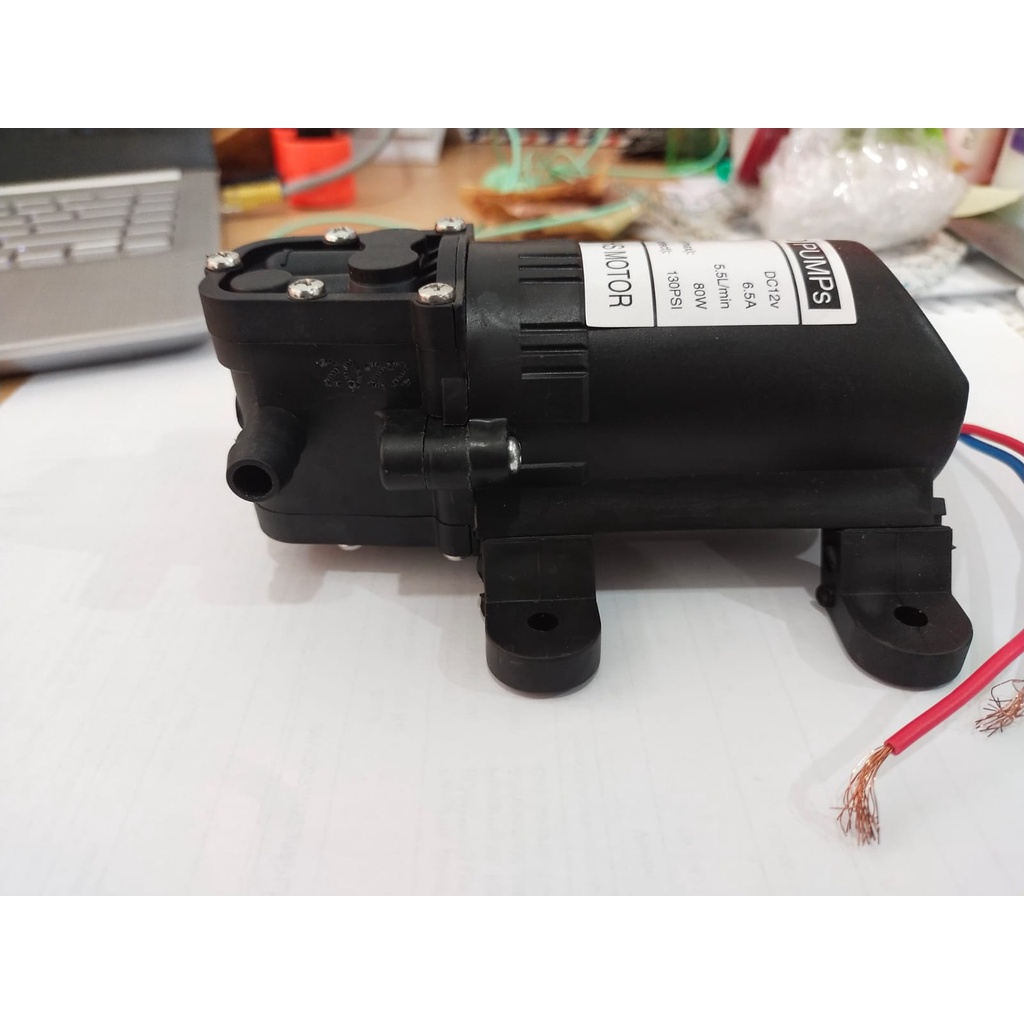 Good Pump Pompa Air Elektrik Steam Mesin High Pressure 12V 80W 130PSI