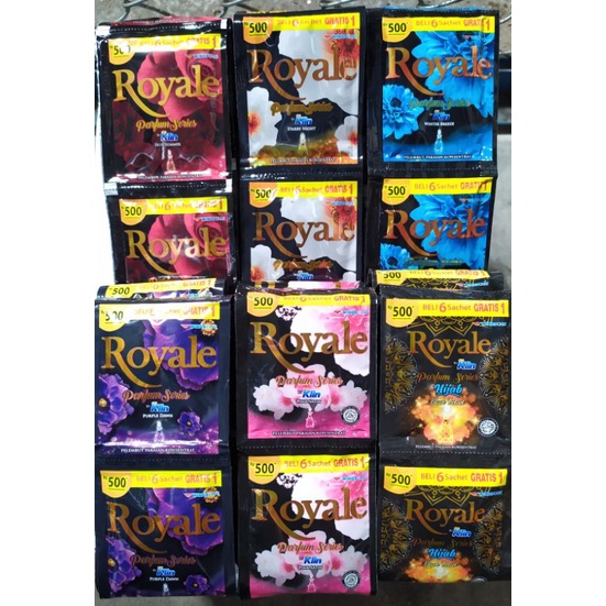 Royale Softener Sachet 15ml (isi 12 sachet)