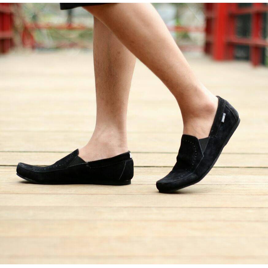 Sepatu Slip On Pria Keren N-022 Sepatu Casual Pria Terbaru Cocok Untuk Santai Kuliah Kerja