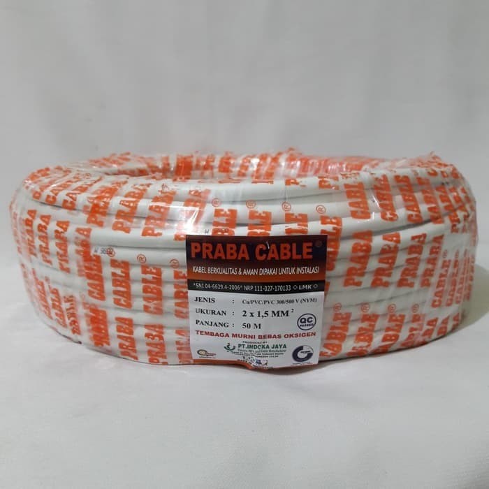 Kabel Praba NYM 2 x 1,5 mm roll 50m