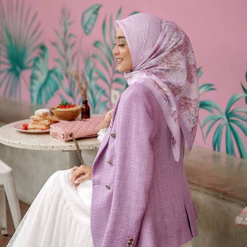 PRELOVED BUTTONSCARVES Les Amities Reborn - Lilac