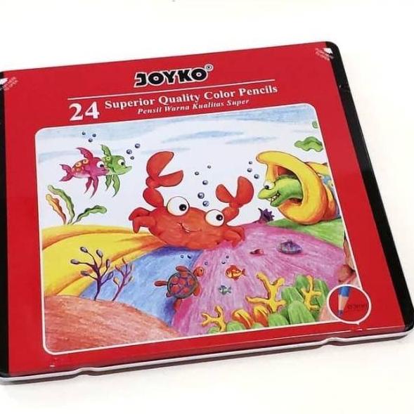 

Terjangkau Pensil Warna Joyko Superior 24 Warna Kaleng CP-24TC Tin Case