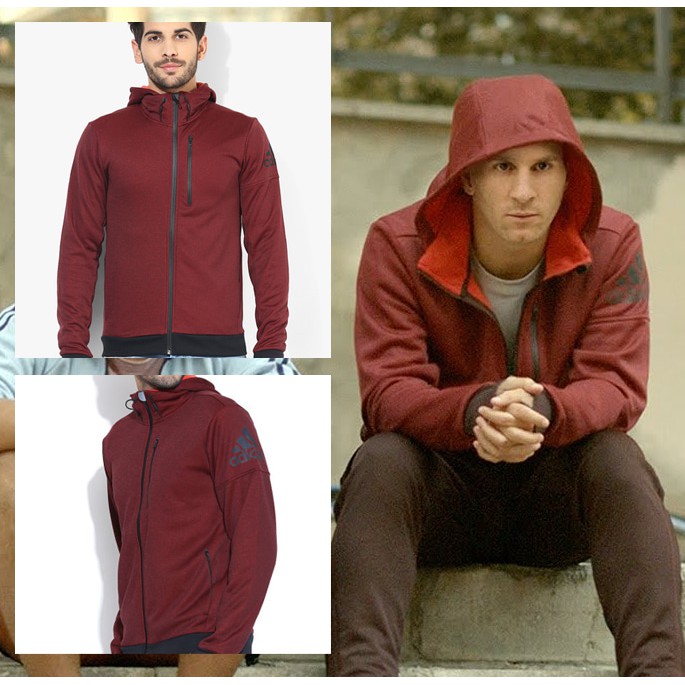 JAKET HOODIE ADIDAS DAYBREAKER MAROON GRADE ORIGINAL