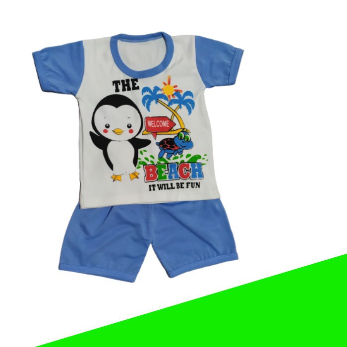 Setelan Baju Bayi Tangan Pendek