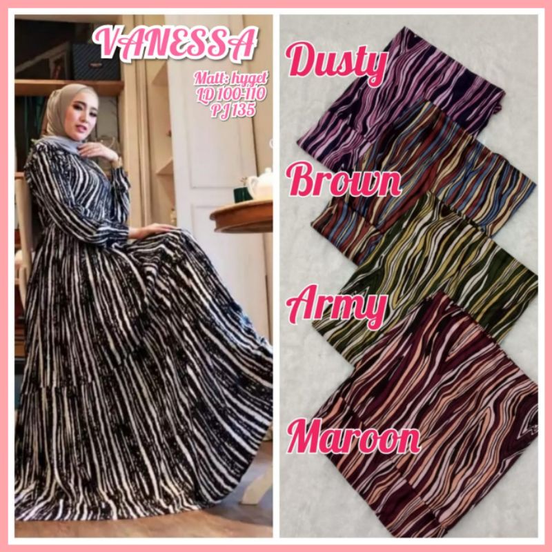 [Fashion Muslim] GAMIS HYGET PART 2 kekekinian | busui | murah | jumbo | motif