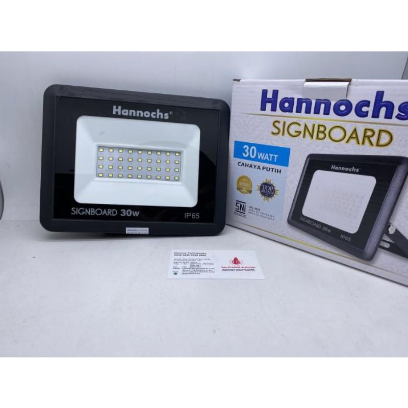 Lampu Sorot/kap halogen Led Hannochs Signboard 20watt
