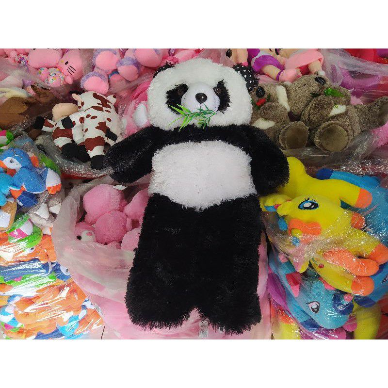 Boneka panda cina hitam putih ukuran 55cm L