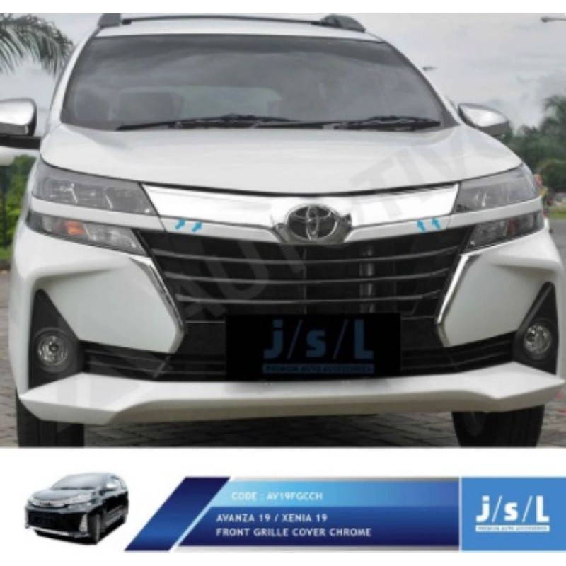Cover Grill Avanza / Xenia 2019 Front Grille Chrome