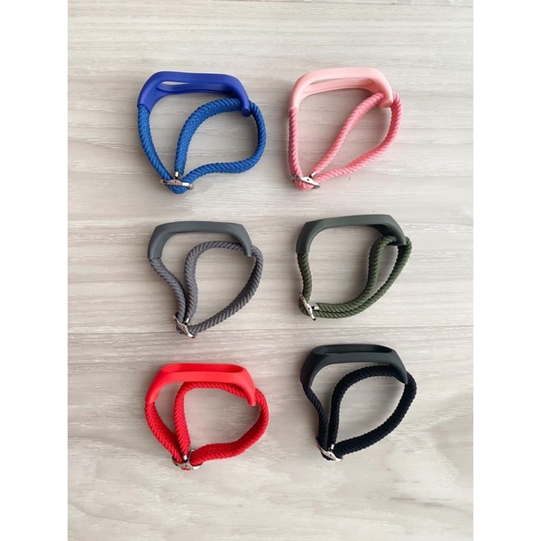 MI BAND STRAP SMARTWATCH WOVEN SERIES 3 4 5 6 ! ALL SERIES AND SIZE PREMIUM NYLON STRAP