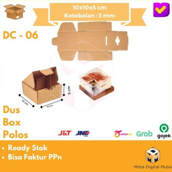 

Kardus Dus Polos DC-06 Diecut 10 x 10 x 5 Box Makanan / Hampers