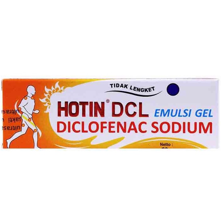 HOTIN DCL Emulsi Gel 120 GR 60GR - Salep Otot 30 GR Pegal Linu Nyeri