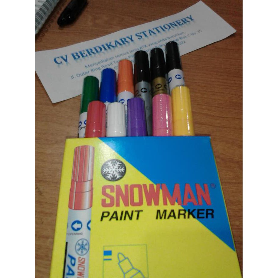 

ITERMURAHl SPIDOL SNOWMAN PAINT MARKER ICIQl