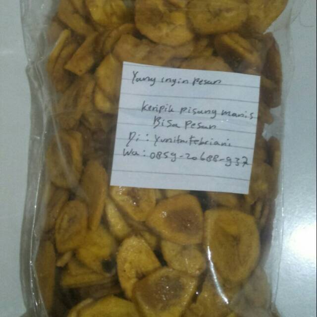 

Keripik pisang manis