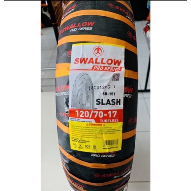 Ban Luar Swallow SB 151 SLASH -151 120/ 70- 17 TL TUBELESS SOFT COMPOUND BY SWALLOW