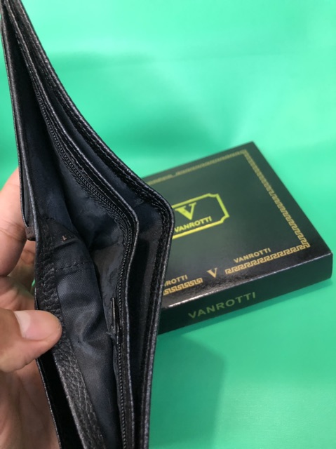 DOMPET KULIT SAPI ASLI MERK VANROTTI #883 DOMPET LIPAT KULIT ASLI DOMPET PRIA ASLI KULIT EMBOS