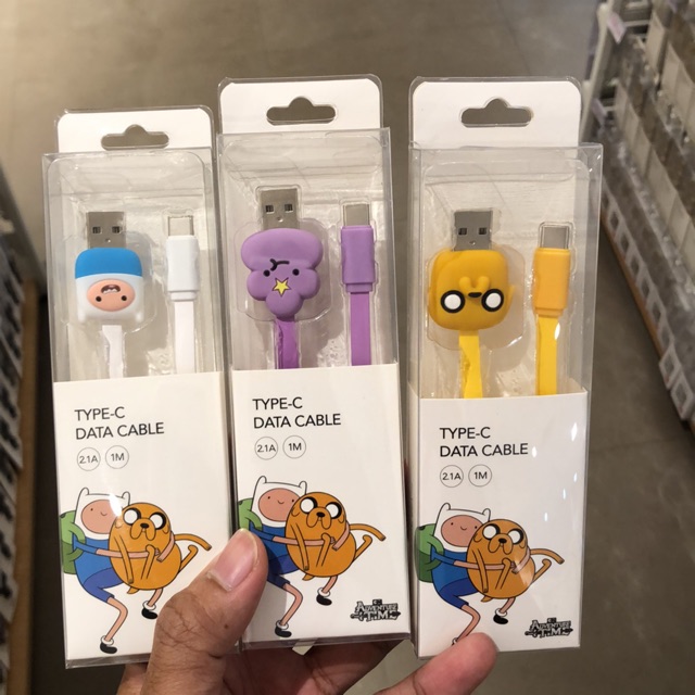 USB type C adventure time miniso, charger type c
