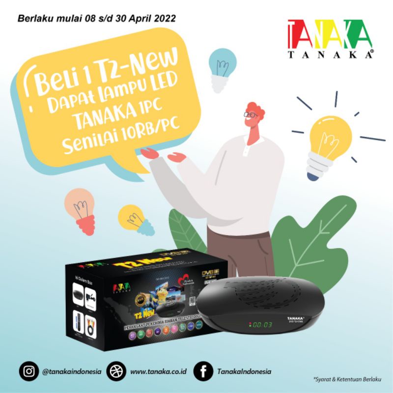 DVB T2 NEW TANAKA SET TOP BOX T2 NEW PENERIMA SIARAN DIGITAL