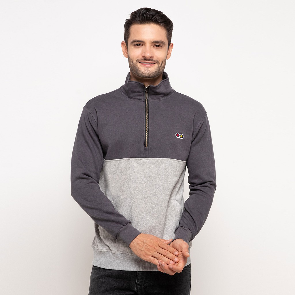JAKET PRIA HOODIE SWEATER PRIA CREWNECK SWEATSHIRT CASUAL 2D FULL KATUN REALPICT
