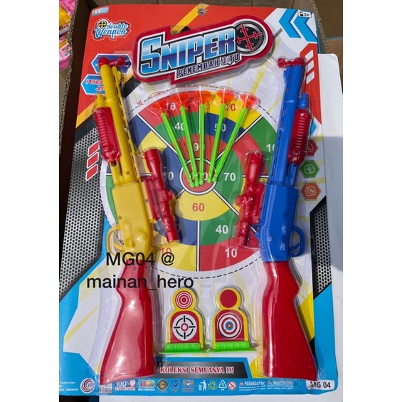 Mainan Anak 2 Senapan Sniper Tembakan Anak MG04