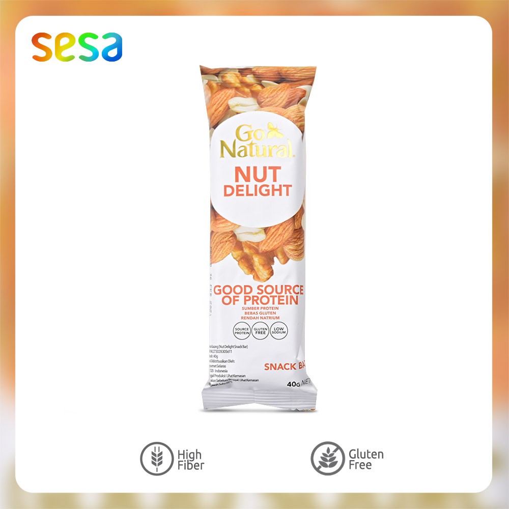 

Go Natural Snack Bar Nut Delight 40 g