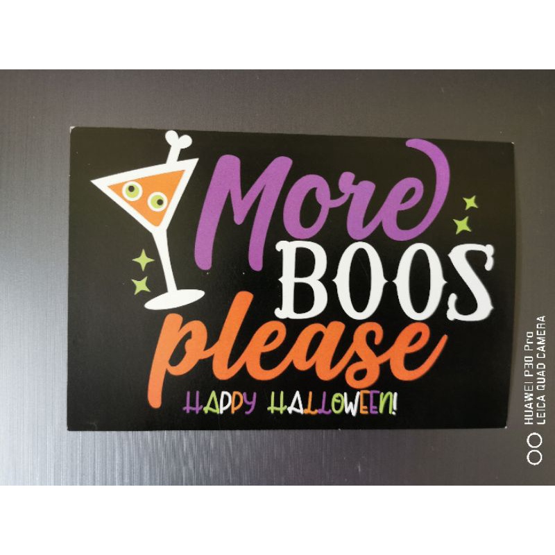 

kartu pos halloween/halloween postcard
