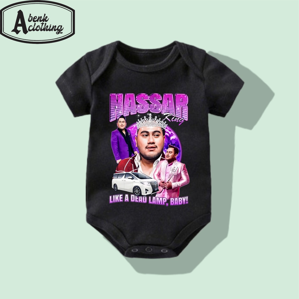 kaos baju bayi KING NASSAR OPPA KIYOWO tshirt band DANGDUT POP tee jumper baby kids pendek kaus dist