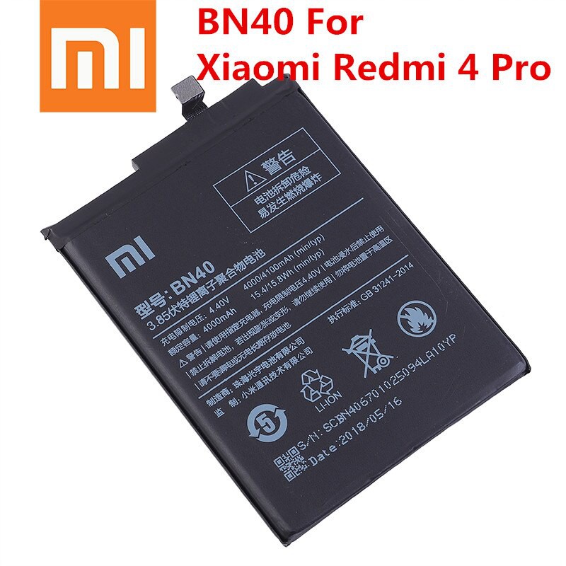 Batre Battre Baterai XIAOMI BN40 BN-40 Redmi4Pro Redmi4Prime