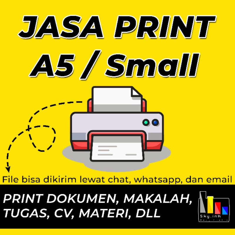 

JASA PRINT / CETAK DOKUMEN A5 WARNA / HITAM PUTIH 70/80 GSM