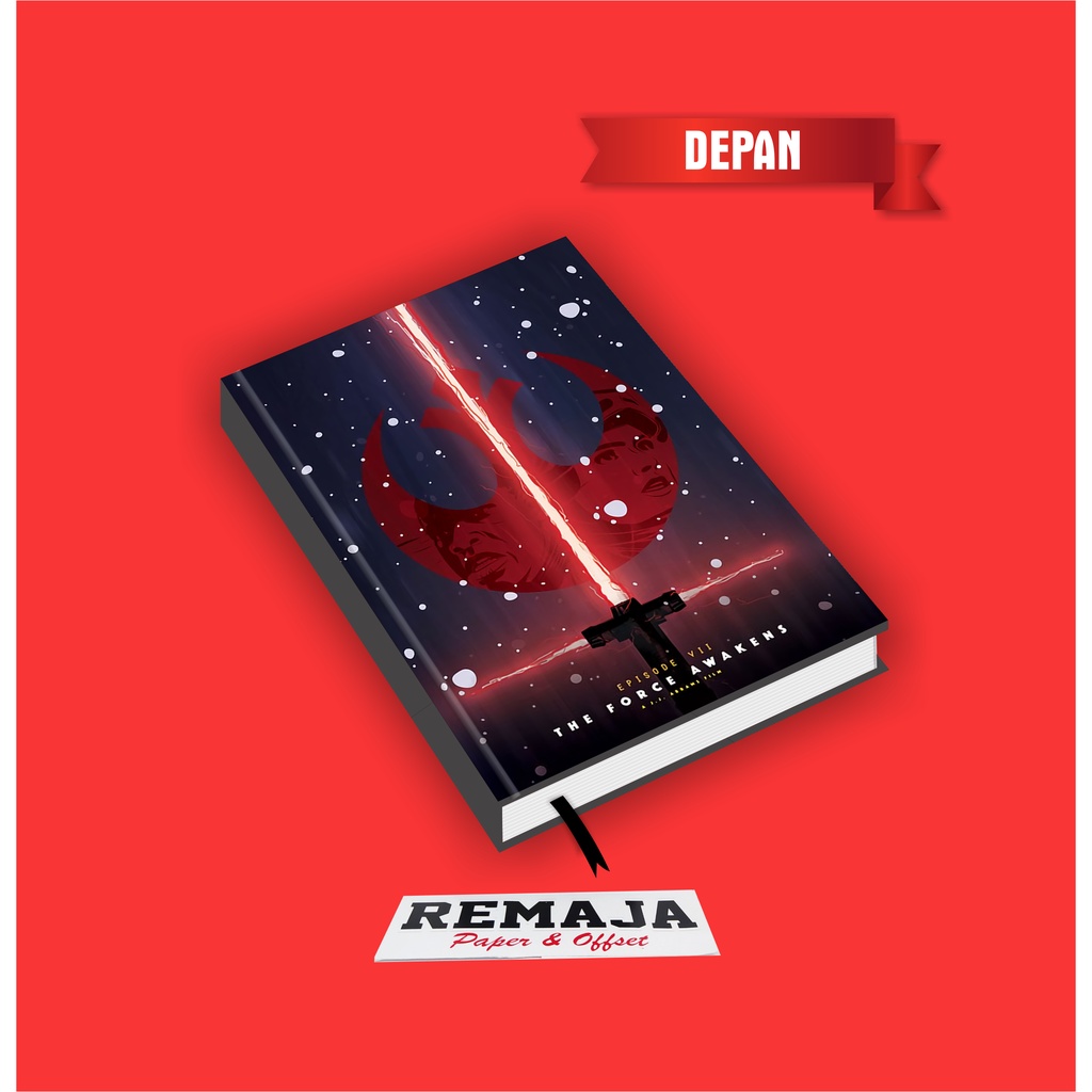 

Pocket Book/Note Book Hardcover Star Wars CODE 1 A6 & A5 / Buku Tulis Catatan Notes